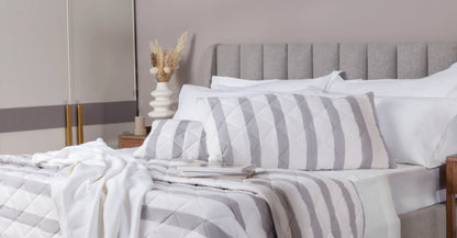 Striped Yarn Dyed Comforter Set