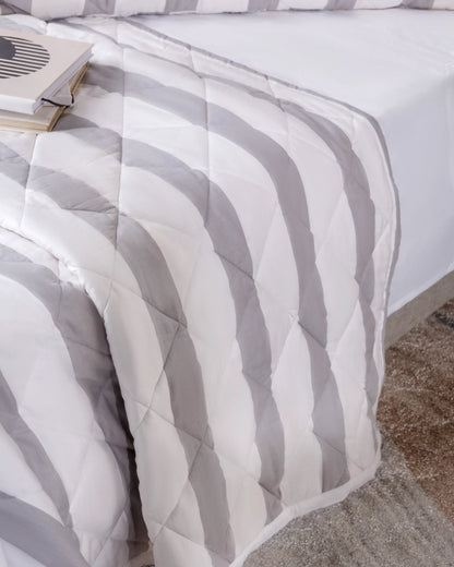 Striped Yarn Dyed Comforter Set