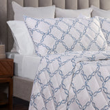 Floral Lattice Comforter Set