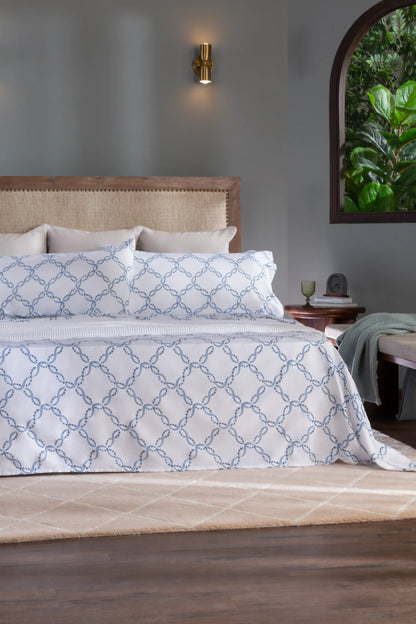 Floral Lattice Sheet Set